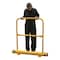 Vestil Steel Floor Stop Bollard 48 In. Length with 42 In. Height With Handrail Yellow FSBOL-48-HR - alternate 3